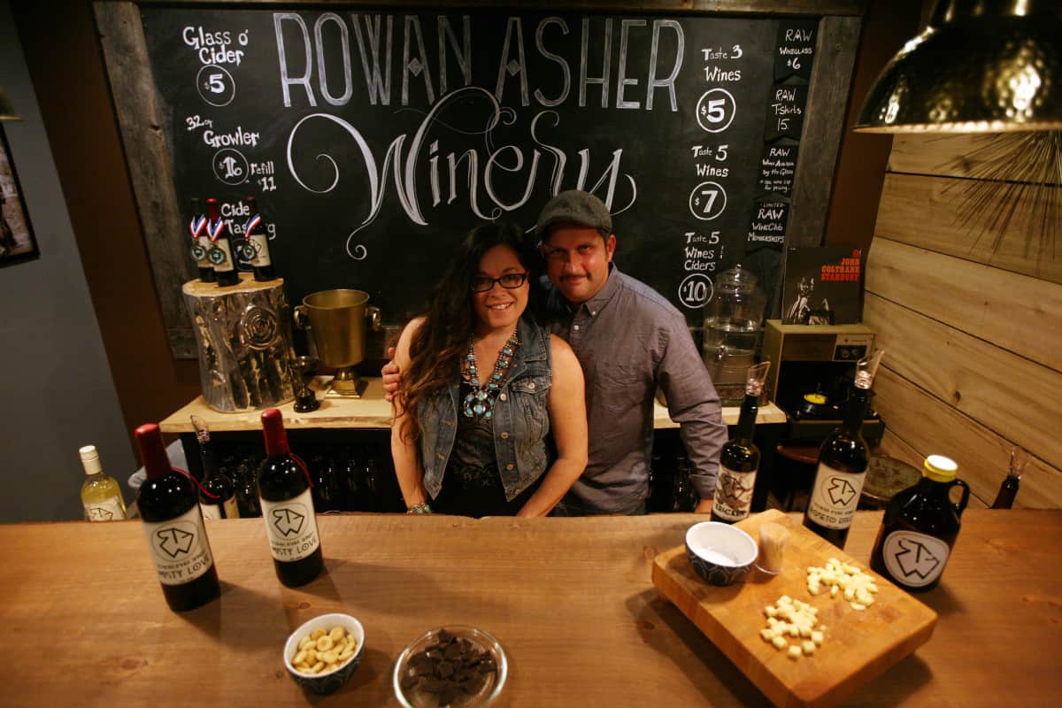 Mike and Misty Stallard of Rowan Asher Winery in Stroudsburg PA.