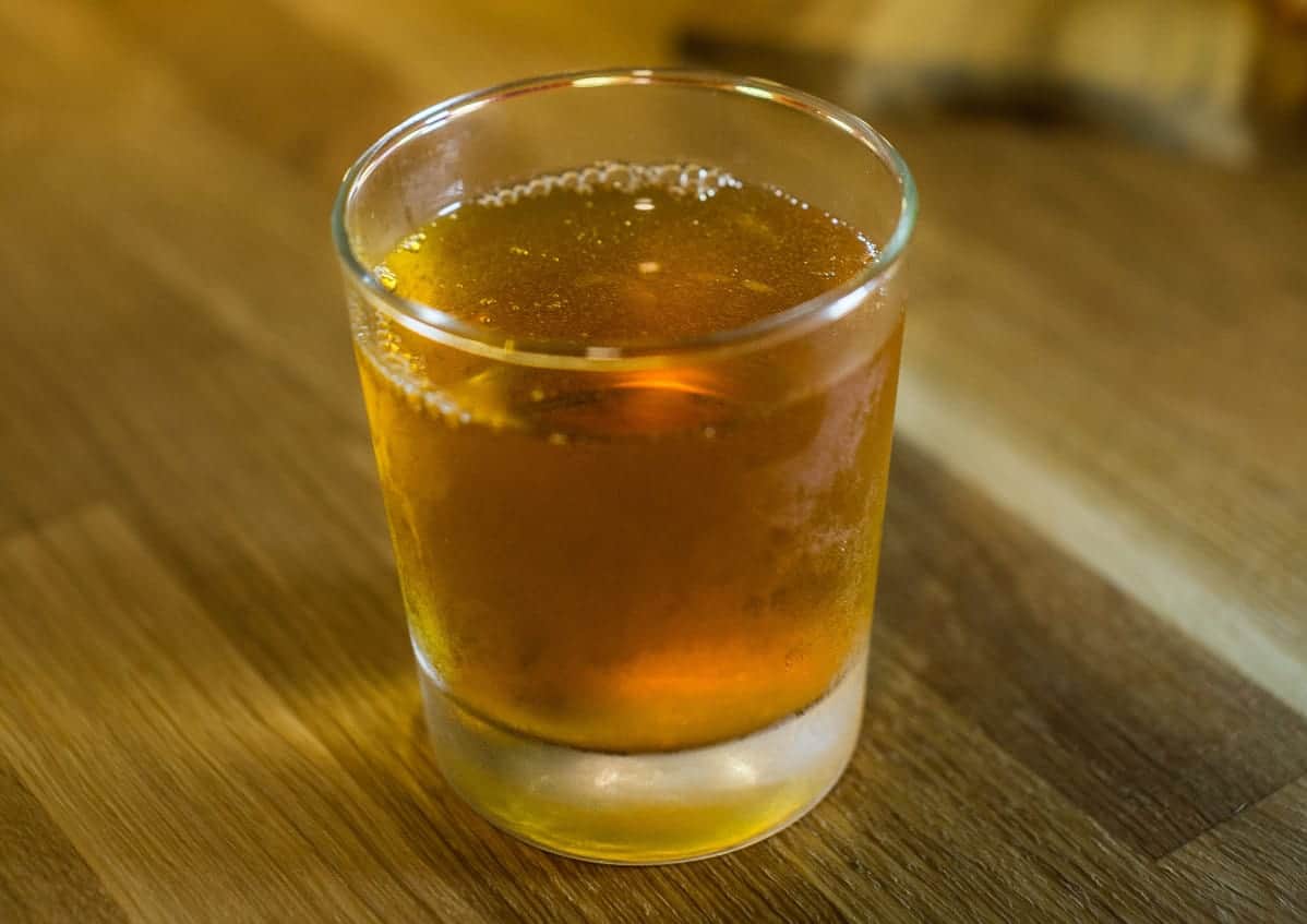 Cider in Glass