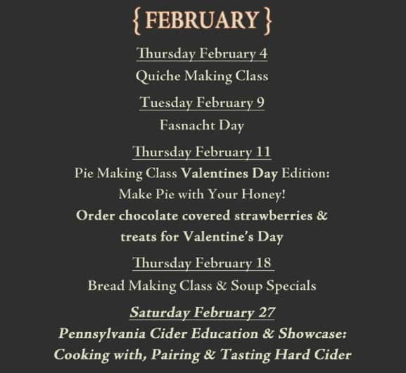 Frecon Farms Feb Events