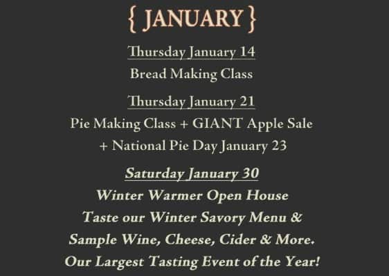 Frecon Farms January Events