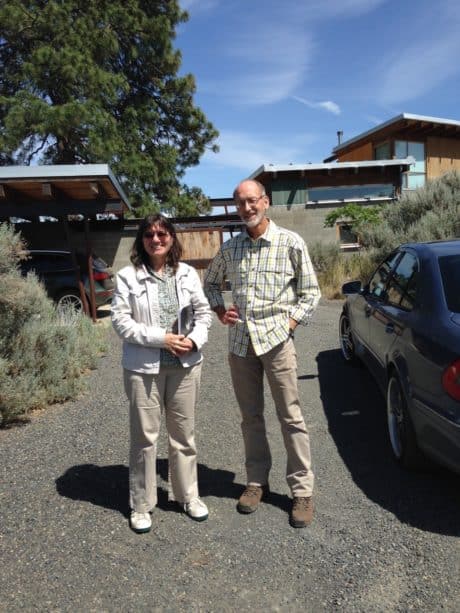 Women in Cider Carol Miles with Craig Campbell