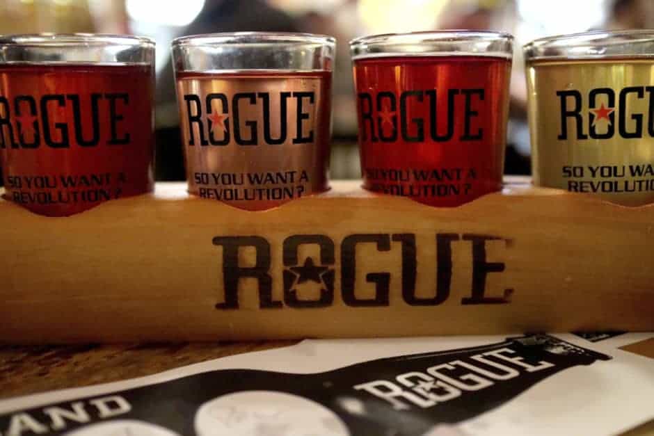 cider Rogue_Barrel Aged Cider flight