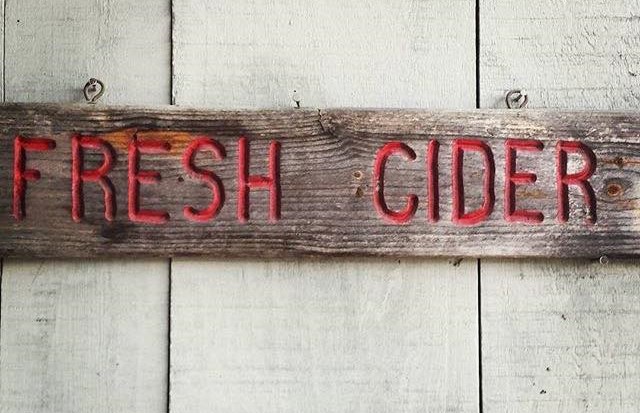 Fresh Cider Sign