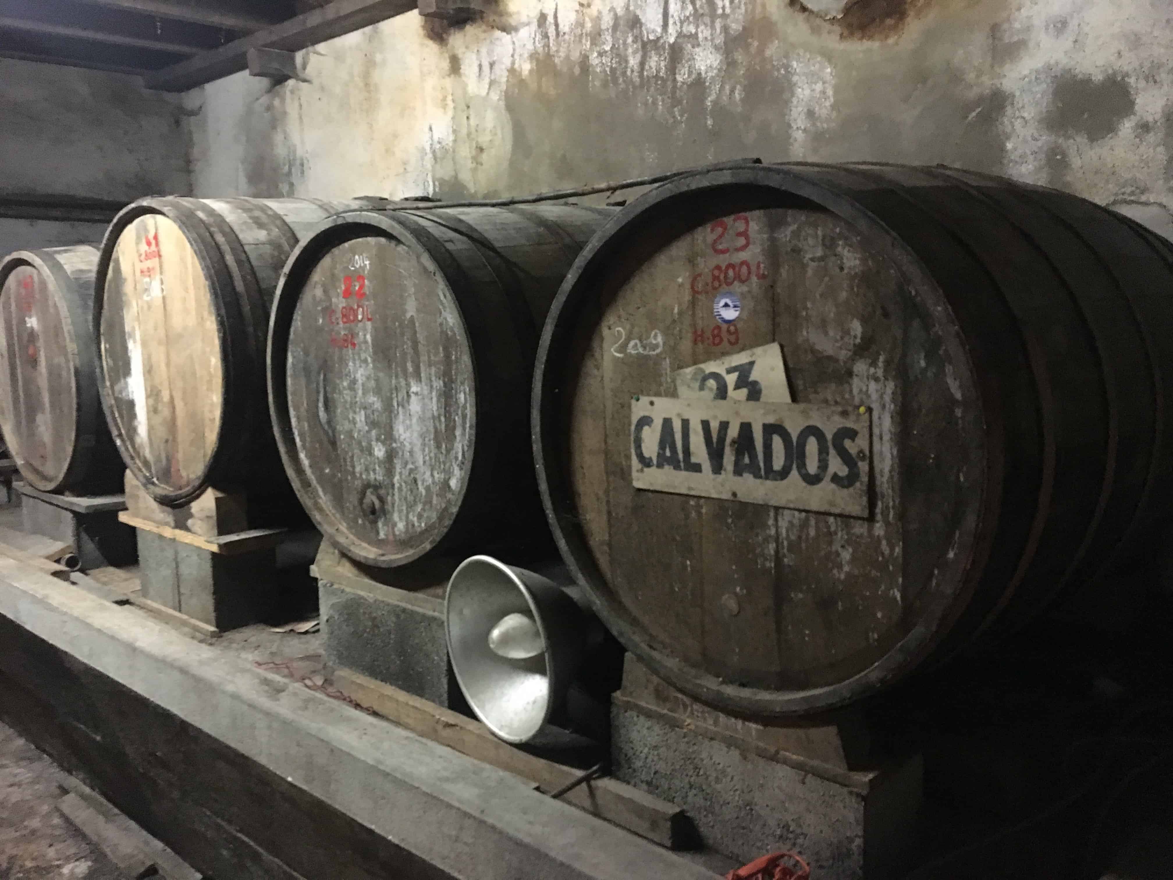 Normandy calvados kegs