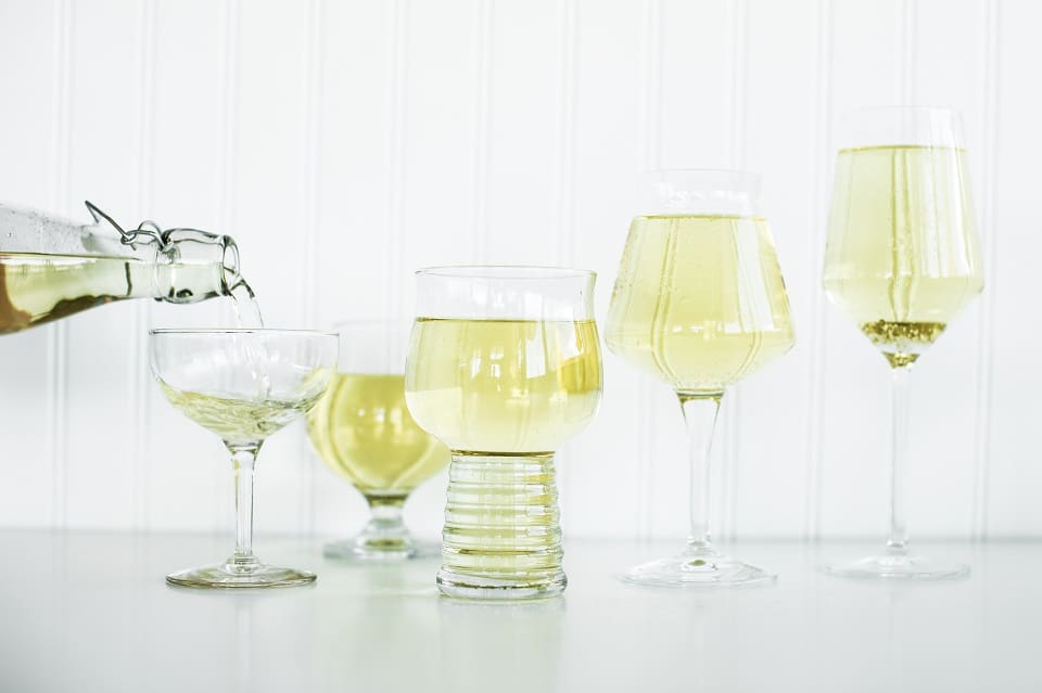 Cider glassware