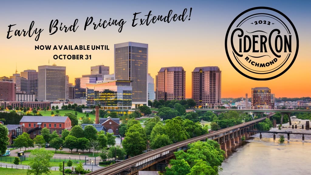 Early Bird Pricing For CiderCon 2022 Extended Until October 31