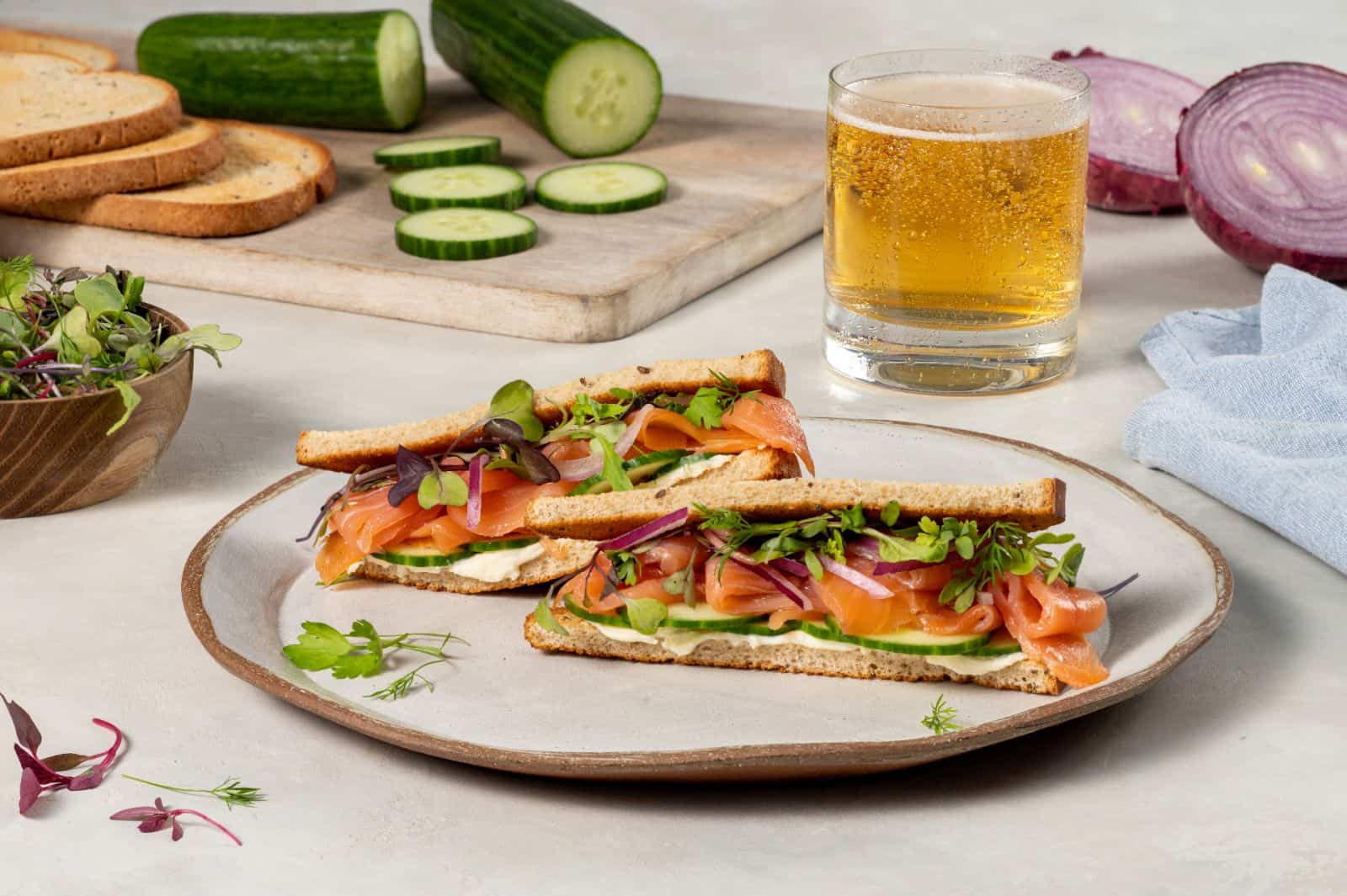 cider and sandwich pairings