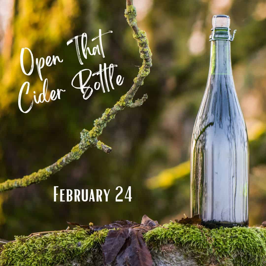 Open that Cider Bottle