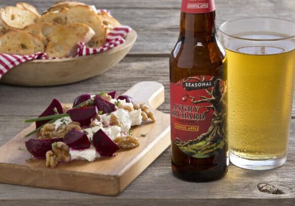 Photo credit: Angry Orchard; Tags: roasted beet salad, Cinnful Roasted Beet Salad