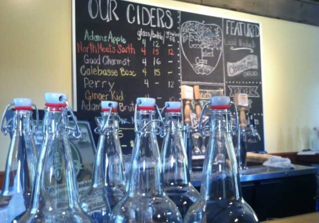 Photo credit: Carla Snyder; Tags: cider bottles, cider growlers, cider