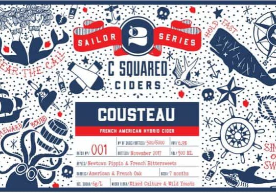 C Squared Ciders Cousteau