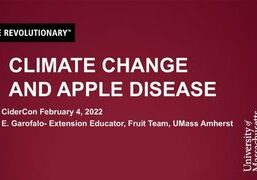315: Climate Change &amp; Apple Disease | CiderCon 2022