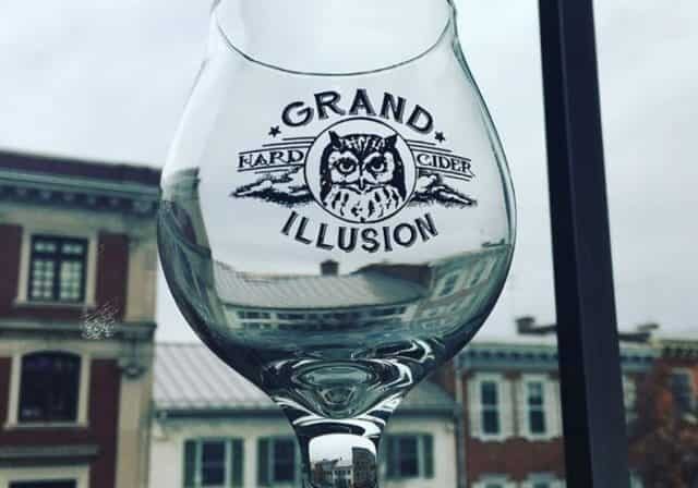 Grand Illusion Cider Glass