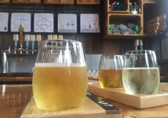 Photo credit: Ron Sansone; Tags: ciders, cider flight, Stem Ciders